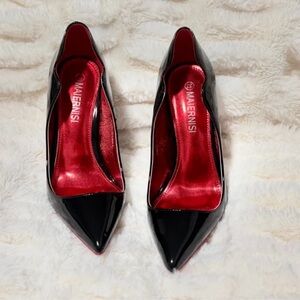 Tomas Maier Black and Red Heels